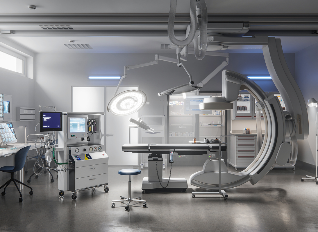 Surgical suite featuring medical technology